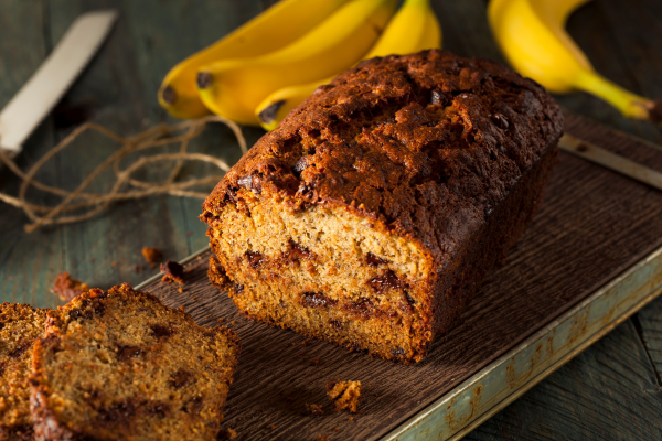 Banana Bread made from soy flour