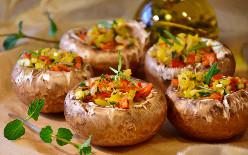 Stuffed Mushrooms Dish for New Year's Eve Recipes