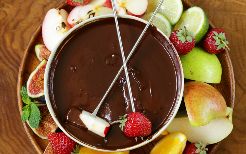 dark chocolate fondue for new year's eve recipes